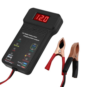 Probador de Baterías de Auto con Pantalla LED, Probador Digital de Baterías, Alternador y Arranque, Probador Portátil de Baterías de Coche - Product Image 2