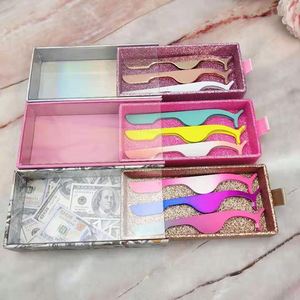 Wholesale Eyelash Applicator Scissors With Private Label Best Quality 100%Stainless Steel Tweezers Rose Gold Scissor Eyelashes - Product Image 4