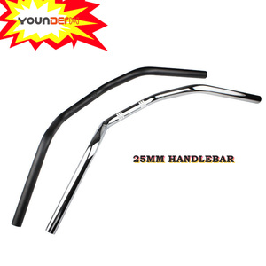 YOUNDERM Manubrio per <span class=keywords><strong>Moto</strong></span> Stile Retrò 71CM 25mm, Manubri <span class=keywords><strong>Vintage</strong></span> con Impugnature per Davidson - Product Image 3