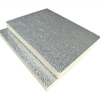 Conduits d'air isolés en PUR ignifuge à faible coefficient de conductivité thermique, panneaux de conduits rigides en mousse PU pré-isolés avec feuille d'aluminium