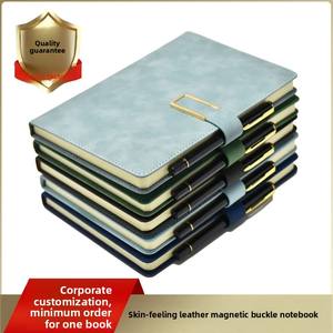 Cuaderno con hebilla magnética A5 personalizado, diario de oficina de negocios de alto valor, libro de contabilidad A4, Serie de cuaderno grueso - Product Image 4