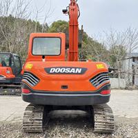 Excavatrice hydraulique Doosan DX75 d'occasion, petite excavatrice sur chenilles, bon état, meilleur prix
