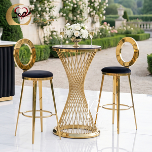 Modern Stainless Steel Bar <b>Table</b> for Wedding <b>Party</b> Home Bar & Hotel Use-Commercial Furniture - Product Image 1