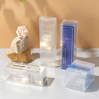 Boîte d'emballage cosmétique transparente en plastique PP PET PVC pliable avec impression couleur pour brosse à cheveux personnalisée