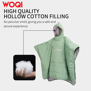 WOQI personnalisé en gros <span class=keywords><strong>hiver</strong></span> portable imperméable cape <span class=keywords><strong>sac</strong></span> <span class=keywords><strong>de</strong></span> <span class=keywords><strong>couchage</strong></span> camping <span class=keywords><strong>sac</strong></span> <span class=keywords><strong>de</strong></span> <span class=keywords><strong>couchage</strong></span> - Product Image 4
