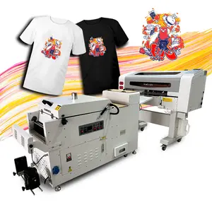 Qatar Venta caliente industrial DTF impresora tinta blanca efecto 3D mquina para teidos de camisetas mini portátil DTF impresora