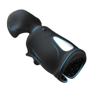 Nuevo dispositivo de masturbación inteligente, masturbador de doble choque de pulso para glande, entrenador de pene, masaje - Product Image 3