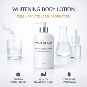 Loción Corporal Blanqueadora de Marca Privada, Fabricante OEM, Crema Hidratante para el Cuidado de la Piel que Aclara el Tono de la Piel para Aplicación Diaria - Product Image 1