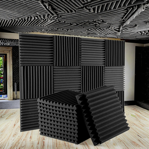 Paneles Acústicos de Espuma de Poliuretano Yuanyuan, Diseño Contemporáneo en Forma de Cuña, Aislamiento Acústico, Insonorización para Oficinas, Edificios y Estudios - Product Image 5
