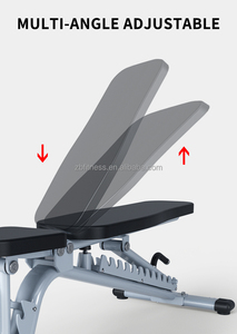 Panca per Pesi Pieghevole e Regolabile Zenbon ZB-1928, 7 Livelli di Inclinazione/Declinazione/Panca per Manubri, per Palestra Domestica, Capacità 800 libbre, Telaio in Acciaio - Product Image 4