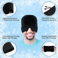 Chapeau de soulagement de la migraine extensible confortable thérapie par le froid masque de soulagement de la douleur