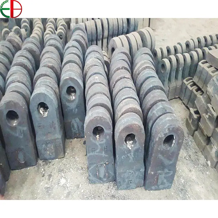 AS2027 Cr35 High Cr Cast Iron Hammer Casting Parts for Single-Row Hammer Crushers HRC62 Hammer Head