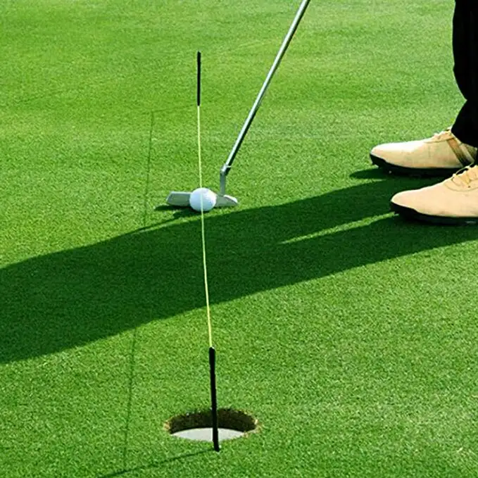 Bastones de alineación de Golf, Ayuda de entrenamiento de Golf, línea de cuerda para jugar al aire libre, fibra de vidrio sólido