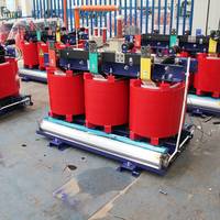 Transformateur sec triphasé ZNZR 500 KVA, transformateur de puissance de type sec, transformateur abaisseur de tension de type sec
