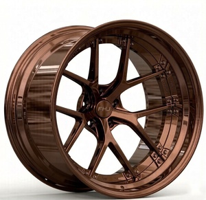Roues forgées sur mesure FHJ en 2 parties, 18, 20, 22 pouces, 5X114.3, 5x130, 6x139.7, 5x112, 5x120 pour BMW, Benz, Land Rover, Luxury 911, <span class=keywords><strong>Lamborghini</strong></span> - Product Image 4