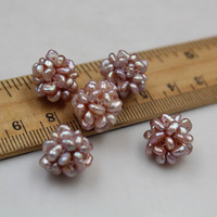 Boutons en perles d'eau douce naturelles de marque XM, 12 mm, perles en vrac, forme de pomme de terre, qualité certifiée par un tiers