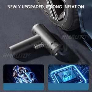 Inflador de Neumáticos Eléctrico Inalámbrico/Con Cable de 12V para Auto, Compresor de Aire Portátil para Neumáticos, Inflador Digital de Neumáticos para Auto - Product Image 4