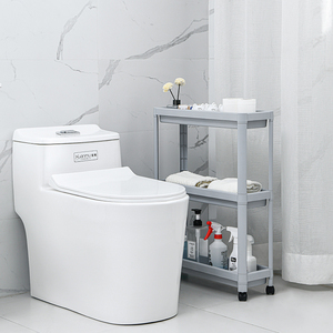 Plastic corner storage shelf for bathroom shower; multilayer plastic storage shelf for home