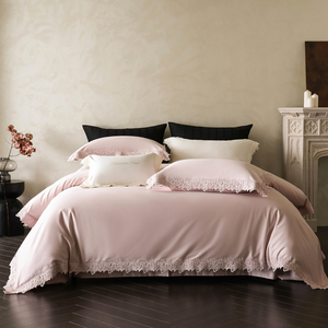 Juego de Ropa de Cama Premium Tamaño Queen, Lujoso Juego de Funda Nórdica <span class=keywords><strong>Eliza</strong></span> 100% Algodón, Suave y Transpirable, Ropa de Cama de Hotel, 4 Piezas para el Hogar - Product Image 4