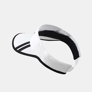 Casquette à visière de <span class=keywords><strong>tennis</strong></span> en caoutchouc rehaussé avec logo personnalisé du fabricant Visière légère à séchage rapide pour hommes et femmes - Product Image 5