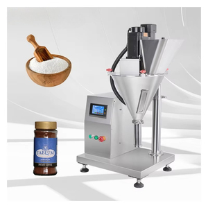 เครื่องบรรจุและปิดผนึกผงกาแฟแบบกึ่งอัตโนมัติ 0.1-100 กรัม พร้อมระบบชั่งน้ำหนัก สำหรับบรรจุภัณฑ์อาหารเกรดอาหารในถุงกระดาษ - Product Image 1
