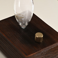 Nébuliseur d'huile essentielle de verre de bois sans fil de qualité supérieure Rechargeable Portable parfum Air Machine diffuseur d'arôme sans eau avec ampoule