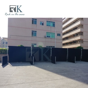 Kit de telón de fondo de alta calidad y fácil instalación con tubos y cortinas para stand de ferias comerciales y decoración de bodas - Product Image 2