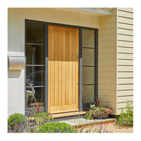Porte d'entrée principale SJUMBO, design moderne pré-monté, protection contre les intempéries, résiste à la pluie et au vent, sécurité antivol