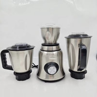 OEM 3-in-1 RVS accu-aangedreven blender, sapcentrifuge en mixer met verwarmingsfunctie voor fruit en groenten