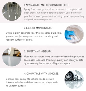 Magazzino industriale pavimenti in calcestruzzo liquido luminoso vernice pavimento a base d'acqua epossidica <span class=keywords><strong>recina</strong></span> epossidica para pisos vernice per pavimenti finitura - Product Image 5