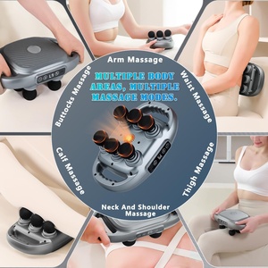 Pistolet de massage sans fil pour tissus profonds, six têtes, outil de relaxation musculaire, pistolet de massage à haute fréquence vibratoire pour le corps - Product Image 2