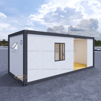 Conteneur préfabriqué de luxe moderne, empilable, facile à assembler, résistant aux ouragans, pour petit espace de vie rapide ou bureau à domicile