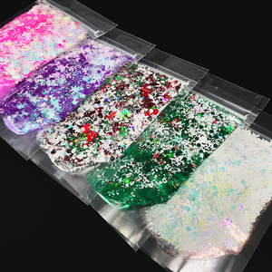 Polyester flocons <span class=keywords><strong>de</strong></span> neige paillettes chunky paillettes <span class=keywords><strong>de</strong></span> noël - Product Image 5