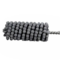Pexmientas Brosse de cylindre de nettoyage d'ébavurage de polissage Brosse de rodage en carbure de silicone