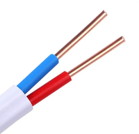 Fabrik VDE-Standard H03VVH2-F/H03VV-F Flaches Flexibles Mehradriges Stromkabel 2X0,75mm2 OEM Verfügbar