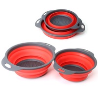 Thuis Opslag Gereedschap Vouwen Afvoer Mand Intrekbare Fruit Groente Container Filter Wastafel
