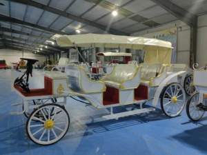 Vehículo Eléctrico de Lujo Europeo 2024, Tipo Carruaje Real, de Fibra de Vidrio, para Turismo y Recreación al Aire Libre - Product Image 2