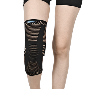 Ginocchiera sportiva in Neoprene traspirante per ginocchiere da <span class=keywords><strong>palestra</strong></span> per alleviare il dolore ginocchiere di protezione anticollisione per la corsa - Product Image 1