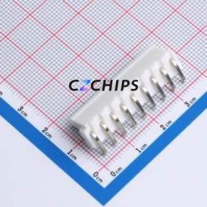 W396110K-9PY2113 Wire-to-Board Pin Header Bent Lead Through Hole,P=3.96mm Connector 1x9P 3.96mm Right Angle Insert VH - Product Image 2