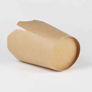 Boîte à nouilles personnalisée en papier kraft brun de qualité alimentaire avec finition brillante ou mate, emballage en gros idéal pour les restaurants - Product Image 1