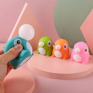 Custom Fidget Toy-<b>Bubble</b>-Blowing Dinosaur Squeaky Squishy - Adorable Stress-Relief and Venting Toy for <b>Kids</b> - Product Image 3