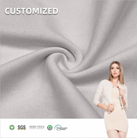 Tissus tricotés écologiques et durables en polyester, lyocell, élasthanne, tissu pour t-shirt avec spandex