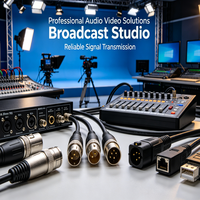 Conectores de Audio y Video OEM Personalizados y Ensamblaje de Cables Multicore para Ingeniería de Transmisiones en Vivo
