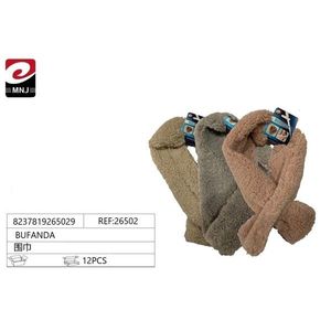 Bufanda Scarf Fleece Warm Winter Accessory 12Pcs Pack - Product Image 1