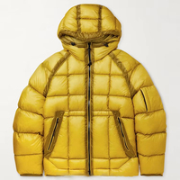 Veste en duvet matelassée à capuche coupe-vent Ripstop personnalisée pour l'hiver