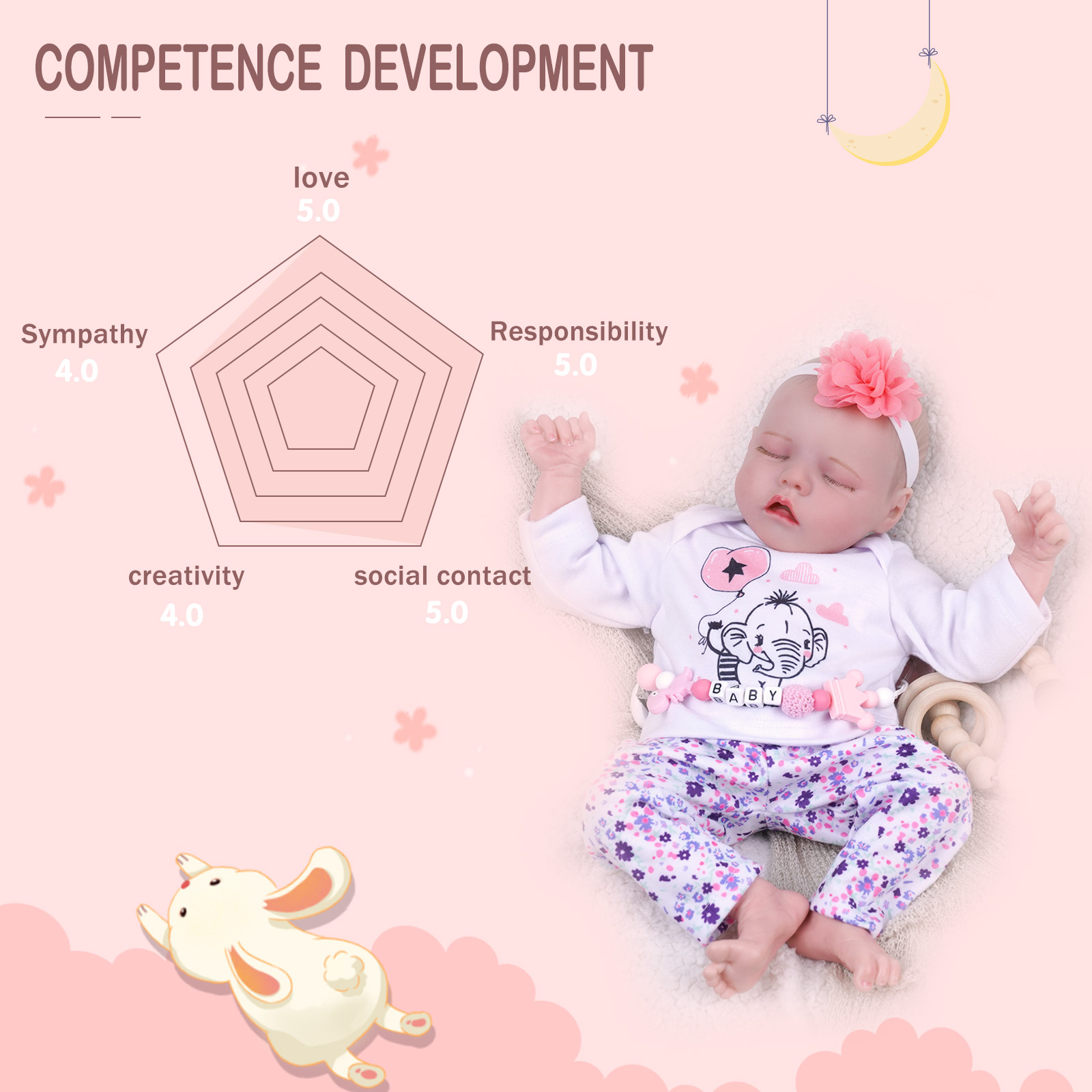 Babeside Wholesale 17 Inch Realistic Reborn Dolls - Soft Vinyl