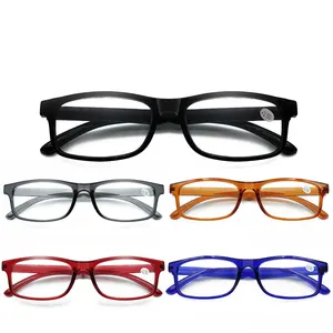 Óculos de leitura óptica barato clássico, 2022, cor preta, armação, estilo lente, material de fonte, modelo