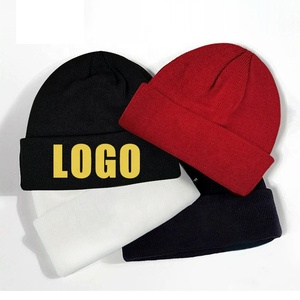Sewingman Bonnet Skully en tricot côtelé personnalisé en acrylique mélangé sans <span class=keywords><strong>d</strong></span>émangeaison de qualité supérieure quantité minimale de commande bas Chapeaux <span class=keywords><strong>d</strong></span>'hiver Tuque Caps - Product Image 1