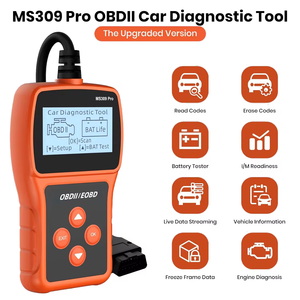 Ms309pro Xe pin Tester xe lỗi Detector OBD2 <span class=keywords><strong>EOBD</strong></span> Scanner code Reader <span class=keywords><strong>Auto</strong></span> Engine chẩn đoán <span class=keywords><strong>scan</strong></span> <span class=keywords><strong>Auto</strong></span> chẩn đoán công cụ - Product Image 2