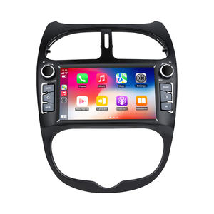 Système de navigation GPS Reako Android 4Core Radio multimédia pour Peugeot <span class=keywords><strong>206</strong></span> 206CC 206SW 2000-2008 Support caméra de recul - Product Image 1